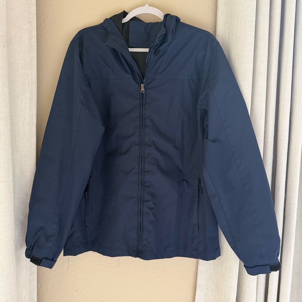 Men's Navy Raincoat